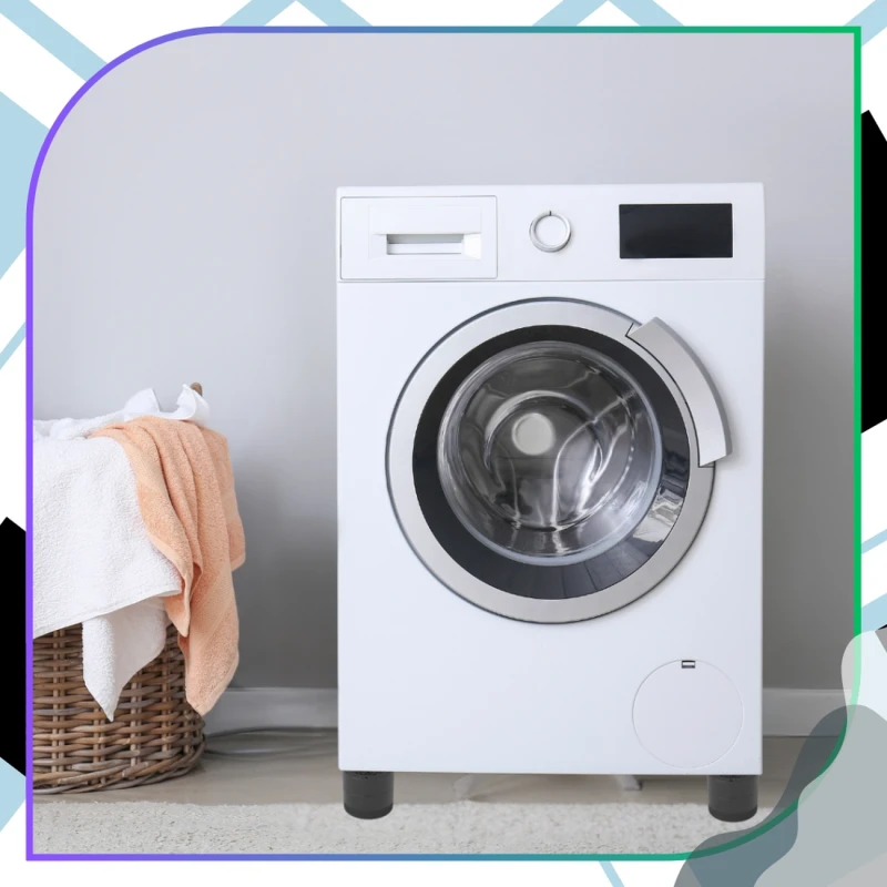 Podkładki antywibracyjne pod pralkę gumowe 4 szt. lodówkę suszarkę 11.webp