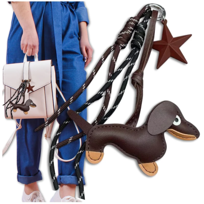 Brelok do kluczy breloczek zawieszka jamnik na prezent