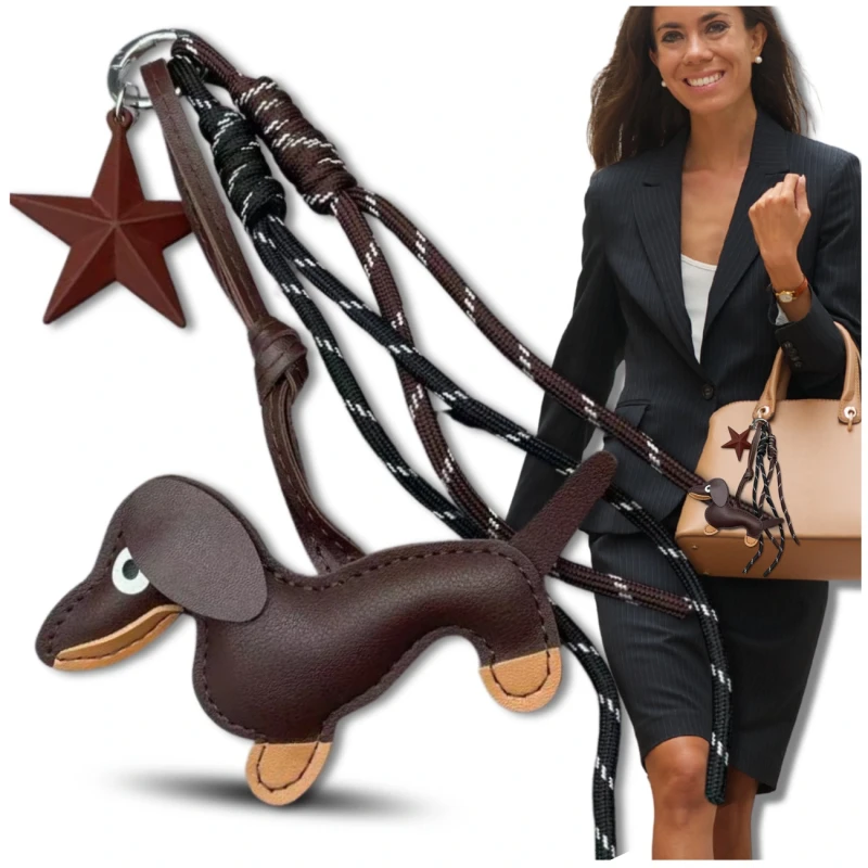 Brelok do kluczy breloczek zawieszka jamnik na prezent