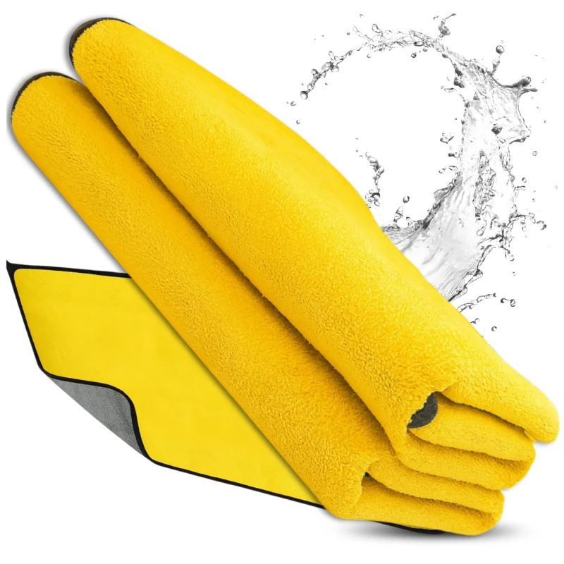 Ręcznik z mikrofibry 160x60 cm do samochodu ściereczka do osuszania czyszczenia 2.webp