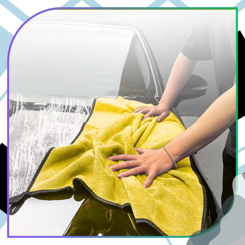 Ręcznik z mikrofibry 160x60 cm do samochodu ściereczka do osuszania czyszczenia 5.webp