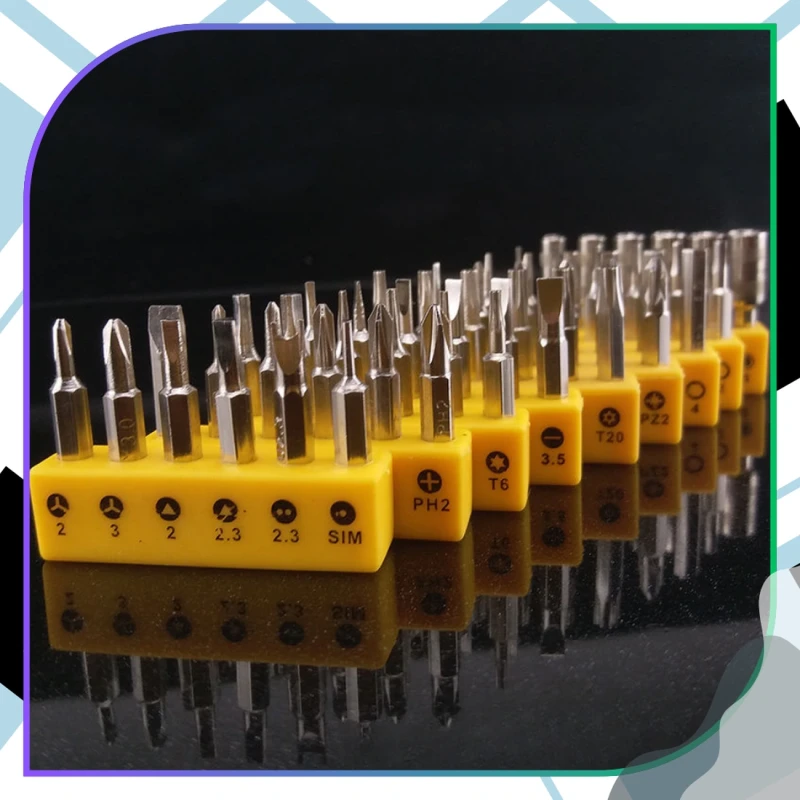 Wkrętaki precyzyjne 58w1 etui zestaw śrubokręty bity TORX 3.webp