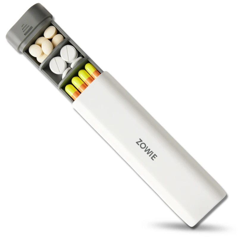 Pudełko kasetka organizer wąski na leki 7 dni elegancki 11.webp