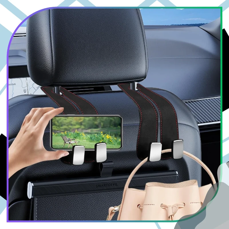 Wieszak-samochodowy-na-zaglowek-z-uchwytem-na-telefon-skladany-podwojny-hak.webp