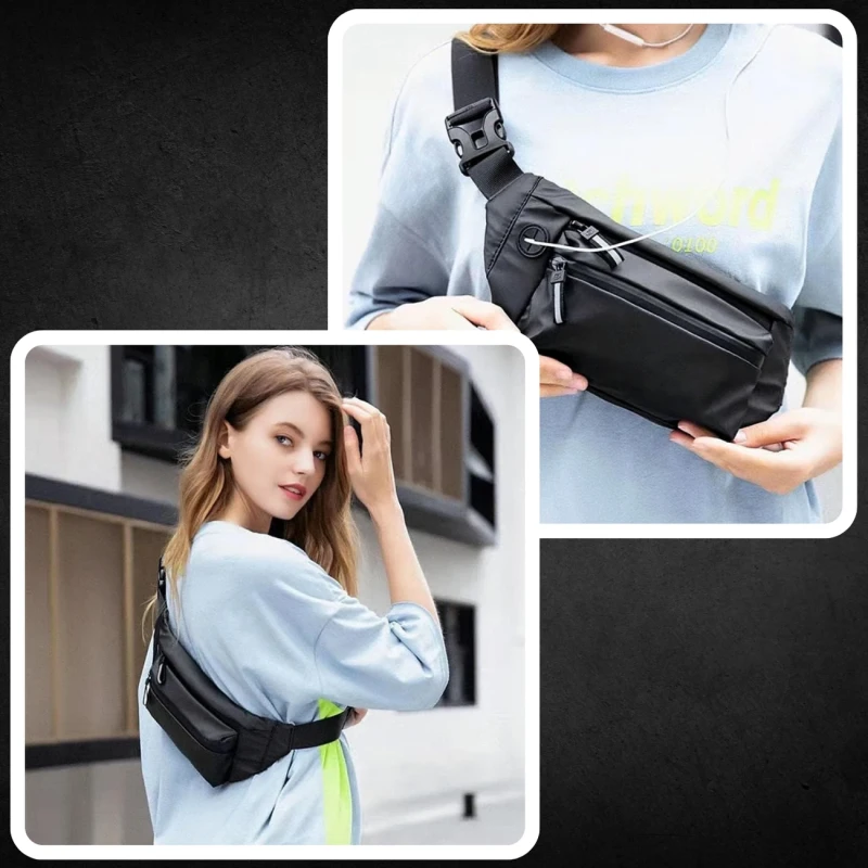 Damska męska nerka wodoodporna biodrówka saszetka sportowa 5.webp