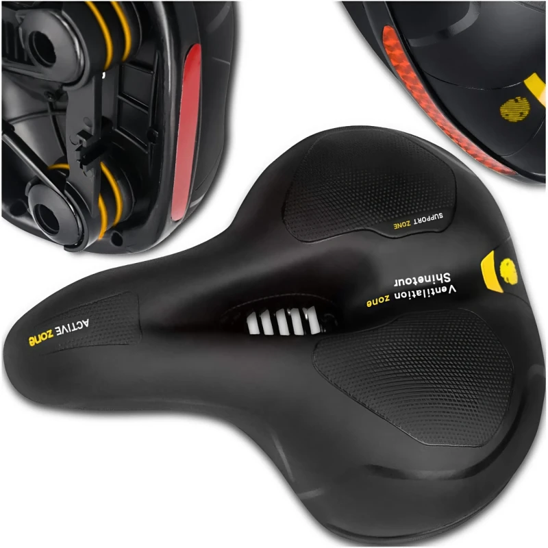Siodełko rowerowe uniwersalne do roweru wygodne wodoodporne siedzisko 2.webp