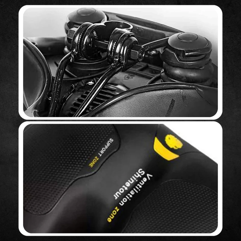 Siodełko rowerowe uniwersalne do roweru wygodne wodoodporne siedzisko 4.webp