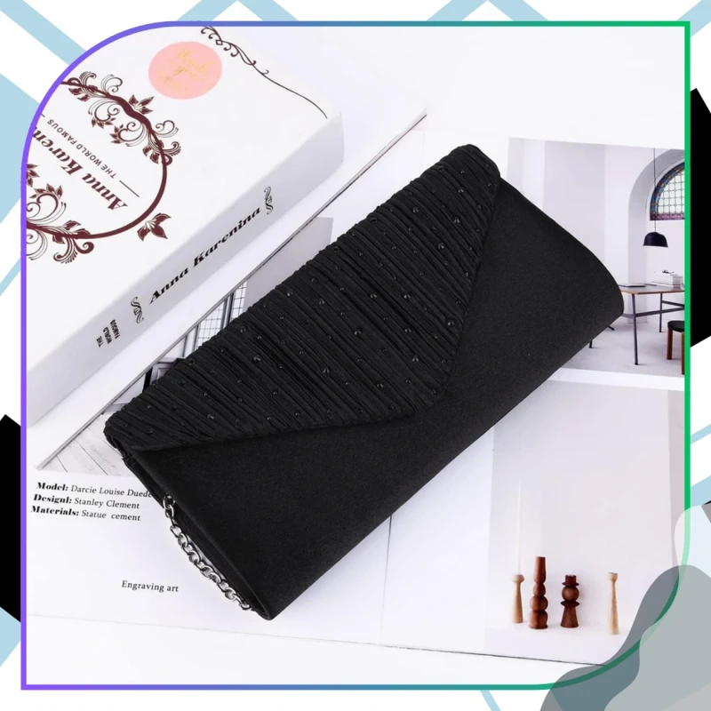 Elegancka wizytowa torebka na ramię błyszcząca damska 3.webp