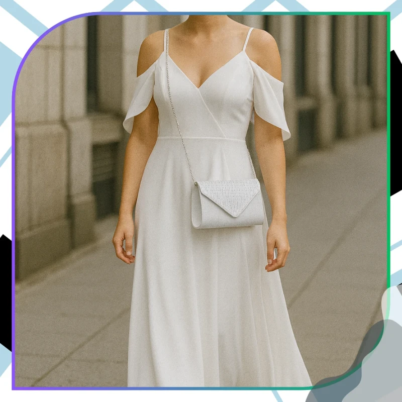 Elegancka wizytowa torebka na ramię błyszcząca damska 3.webp