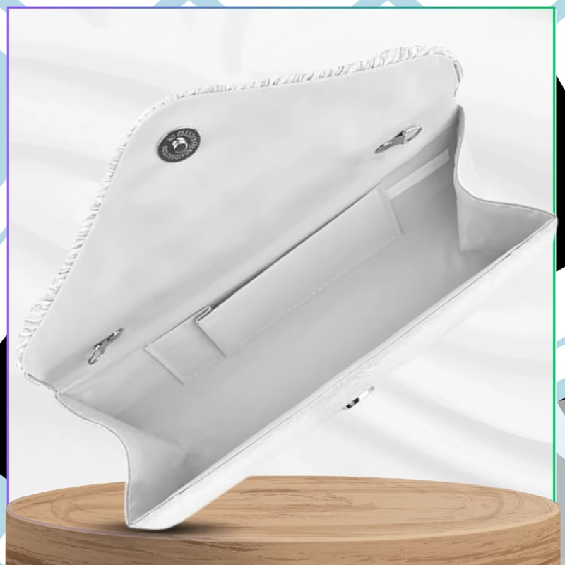 Elegancka wizytowa torebka na ramię błyszcząca damska 7.webp