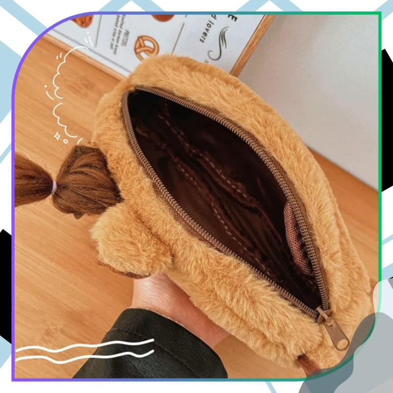 Piórnik saszetka do szkoły Kapibara pluszowy szkolny + akcesoria 1.webp