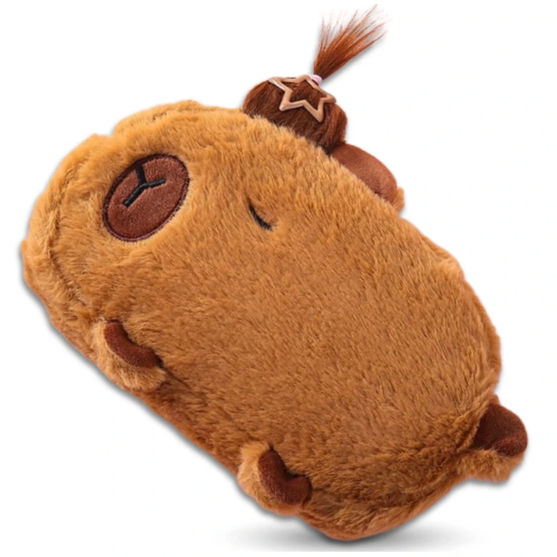 Piórnik saszetka do szkoły Kapibara pluszowy szkolny + akcesoria 12.webp