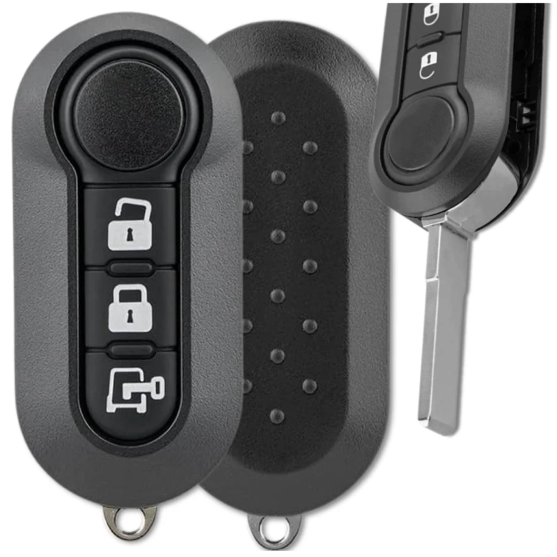 Obudowa kluczyka pilot 3 przyciski Fiat Ducato Boxer Jumper Punto Panda Iveco9.webp
