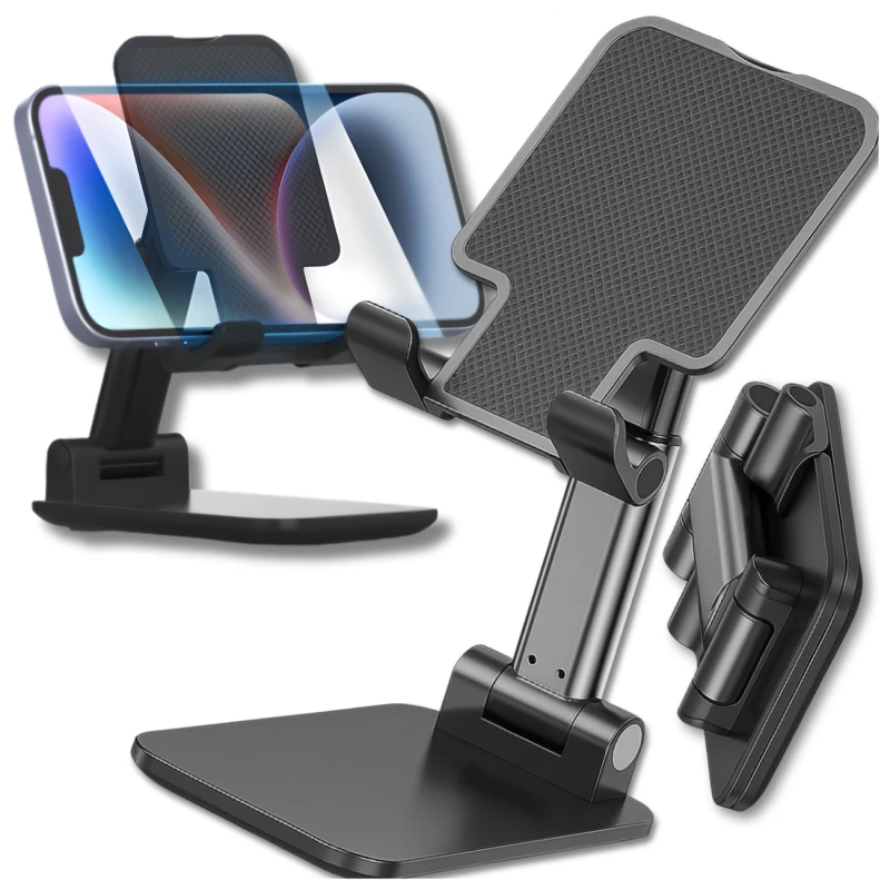 Regulowany uchwyt na telefon tablet przenośny składany biurkowy 2.webp