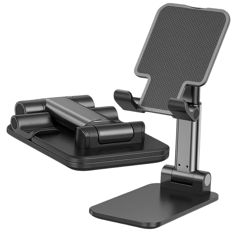 Regulowany uchwyt na telefon tablet przenośny składany biurkowy 4.webp