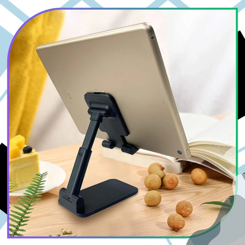 Regulowany uchwyt na telefon tablet przenośny składany biurkowy 7.webp