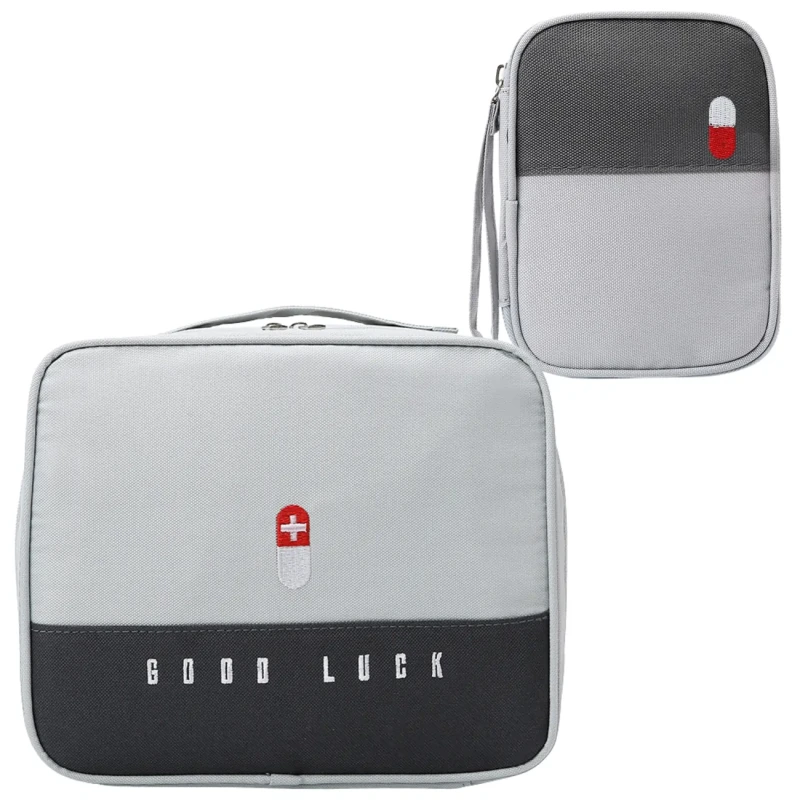 Apteczka na leki podróżna organizer medyczny 2szt zestaw 4.webp