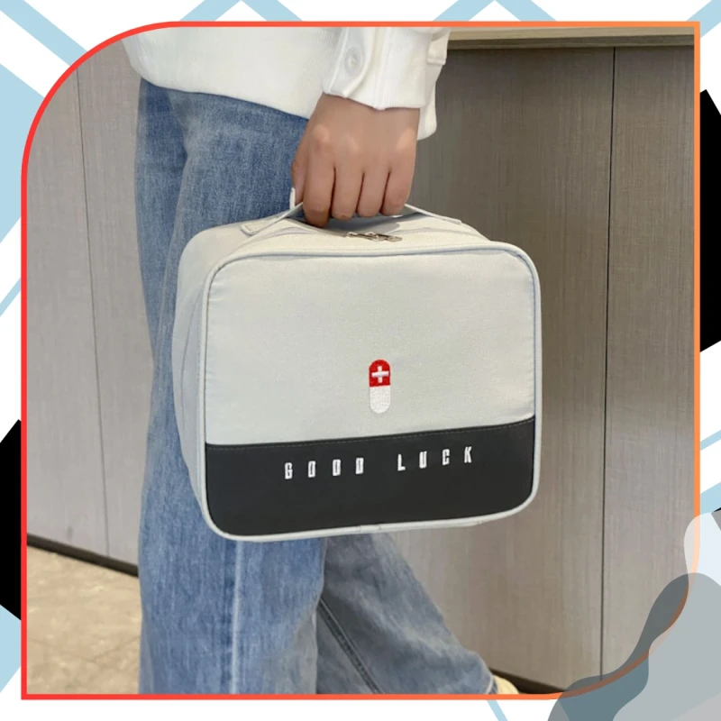 Apteczka na leki podróżna organizer medyczny 2szt zestaw 5.webp