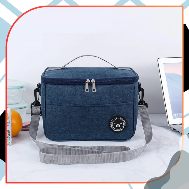 LUNCH BOX torba duża sniadaniowa termiczna na jedzenie 7.webp