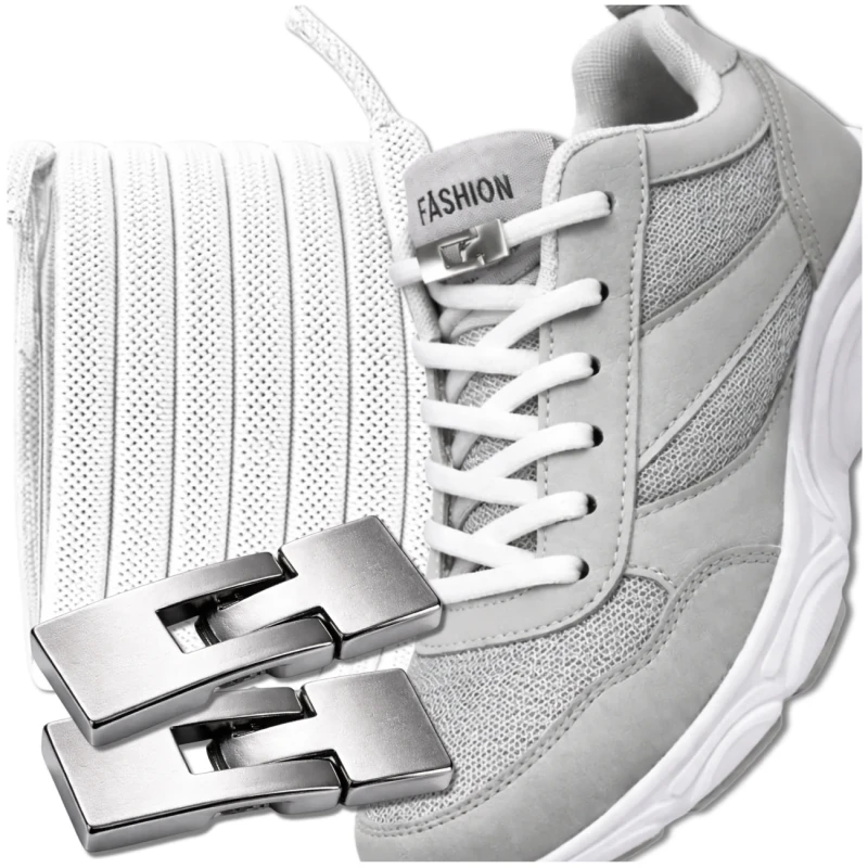 Sznurówki do butów bez wiązania elastyczne gumowe na hak 3.webp