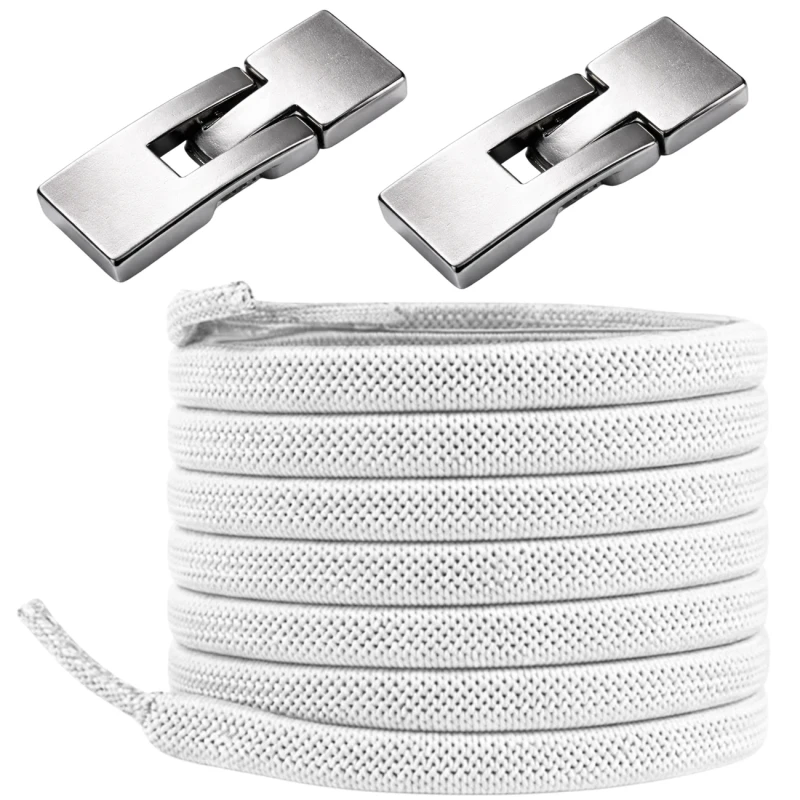 Sznurówki do butów bez wiązania elastyczne gumowe na hak 4.webp