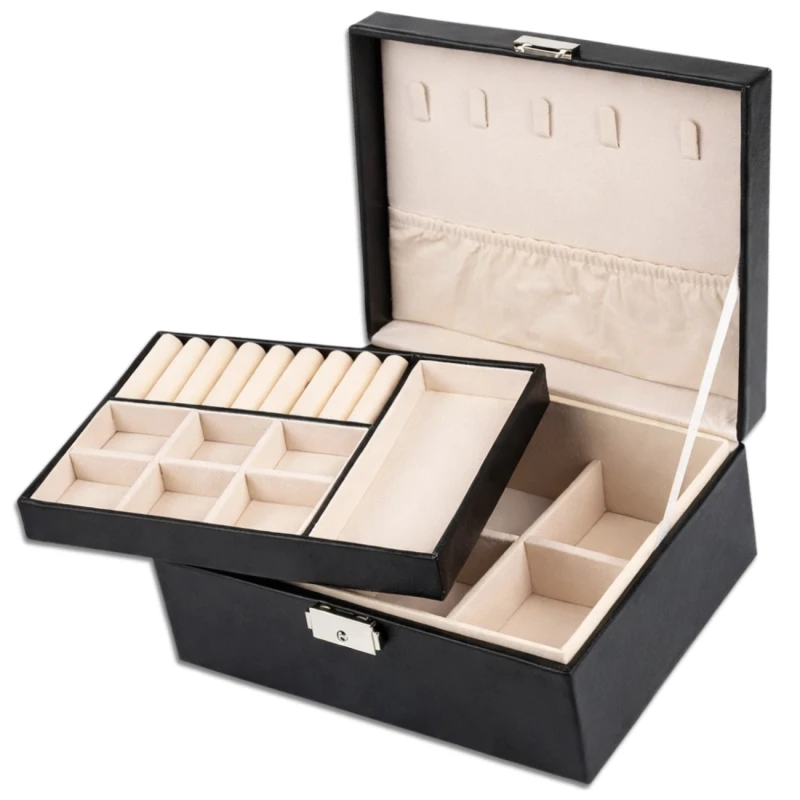 Pudełko Organizer Szkatułka Na Biżuterię duży kuferek 1.webp