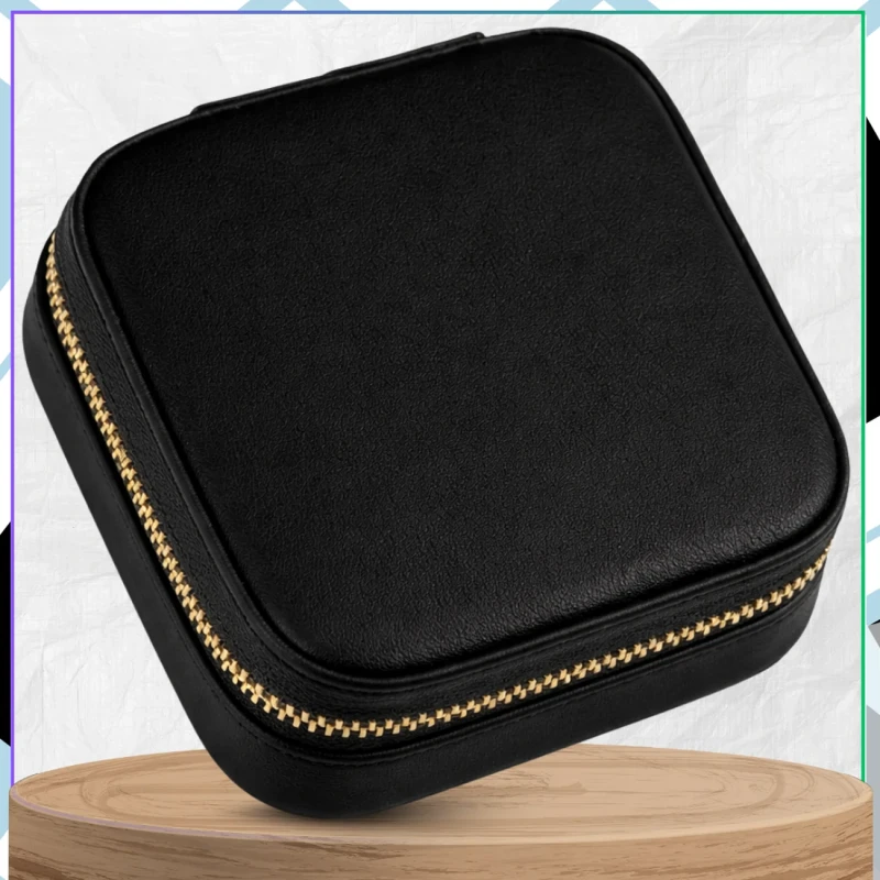 Szkatułka na biżuterię organizer pudełeczko z lusterkiem futerał 4.webp