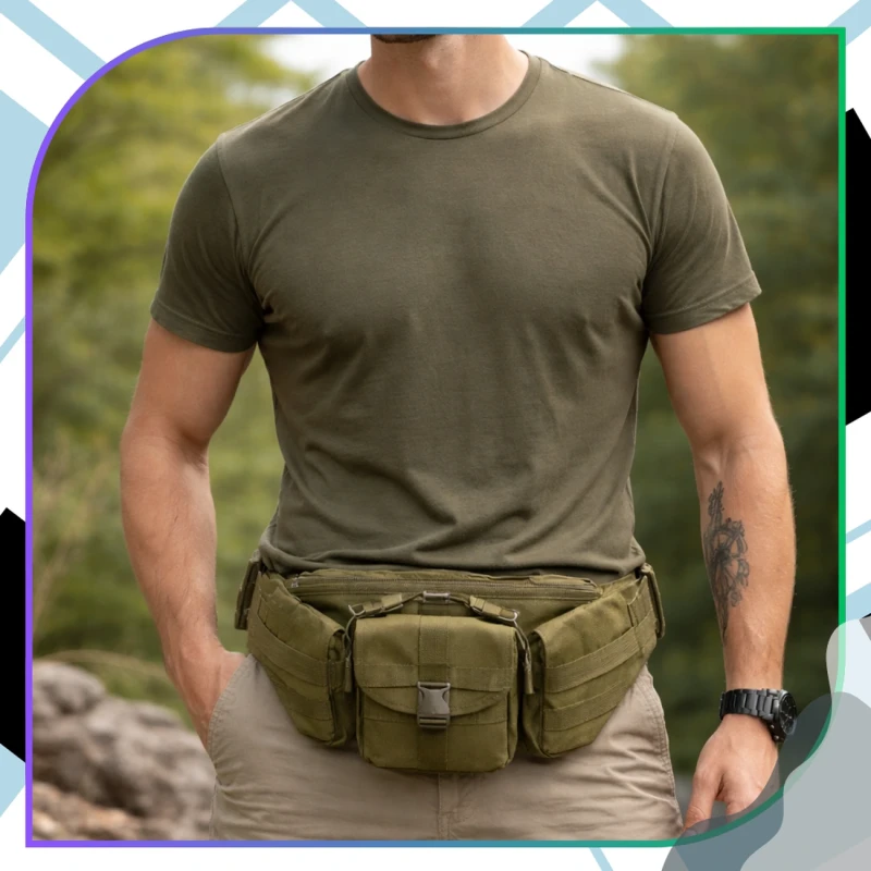 Nerka Biodrówka Taktyczna Duża Saszetka Wojskowa 8.webp