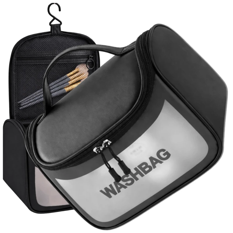 Kosmetyczka wodoodporna wisząca duża przezroczysta 2.webp