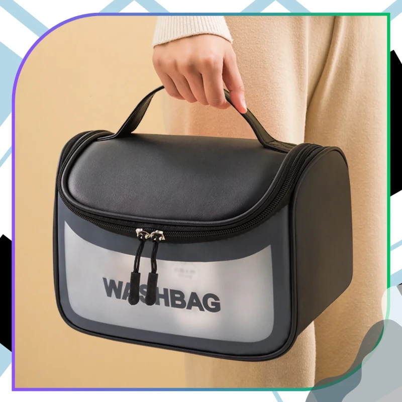 Kosmetyczka wodoodporna wisząca duża przezroczysta 5.webp