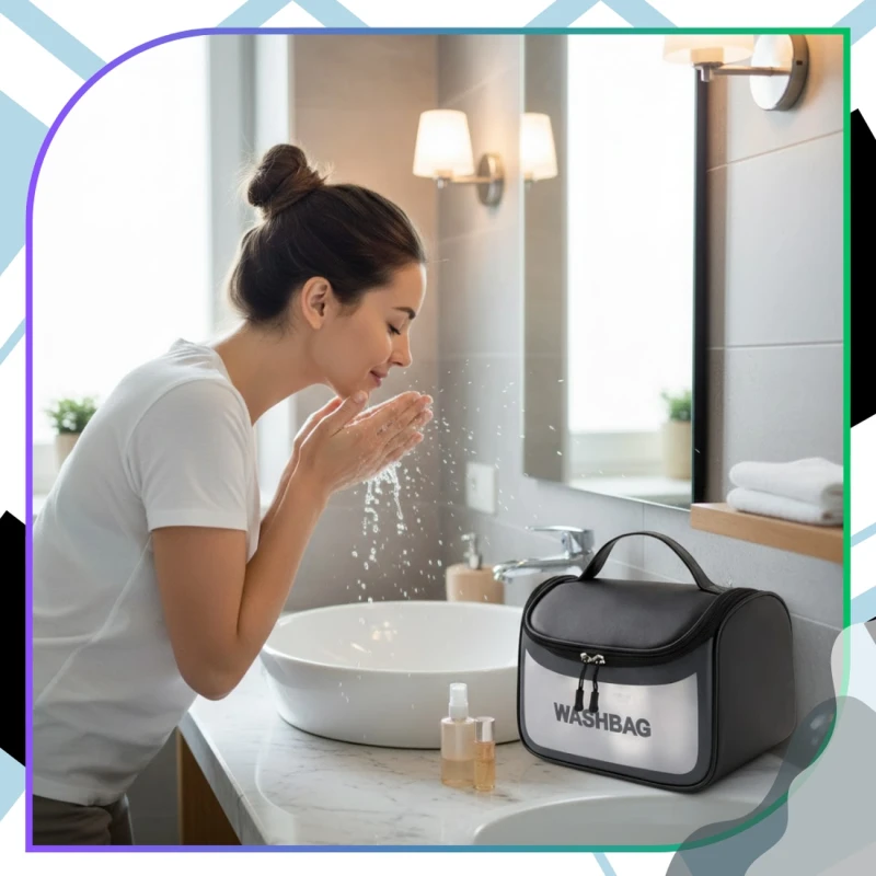 Kosmetyczka wodoodporna wisząca duża przezroczysta 7.webp