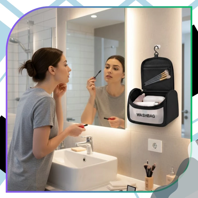 Kosmetyczka wodoodporna wisząca duża przezroczysta 8.webp