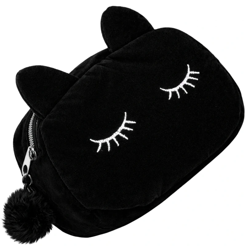 Piórnik szkolny pluszowy saszetka kosmetyczka szkoła 5.webp