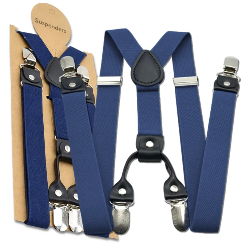 Szelki granatowe Męskie mocne do spodni 2.webp