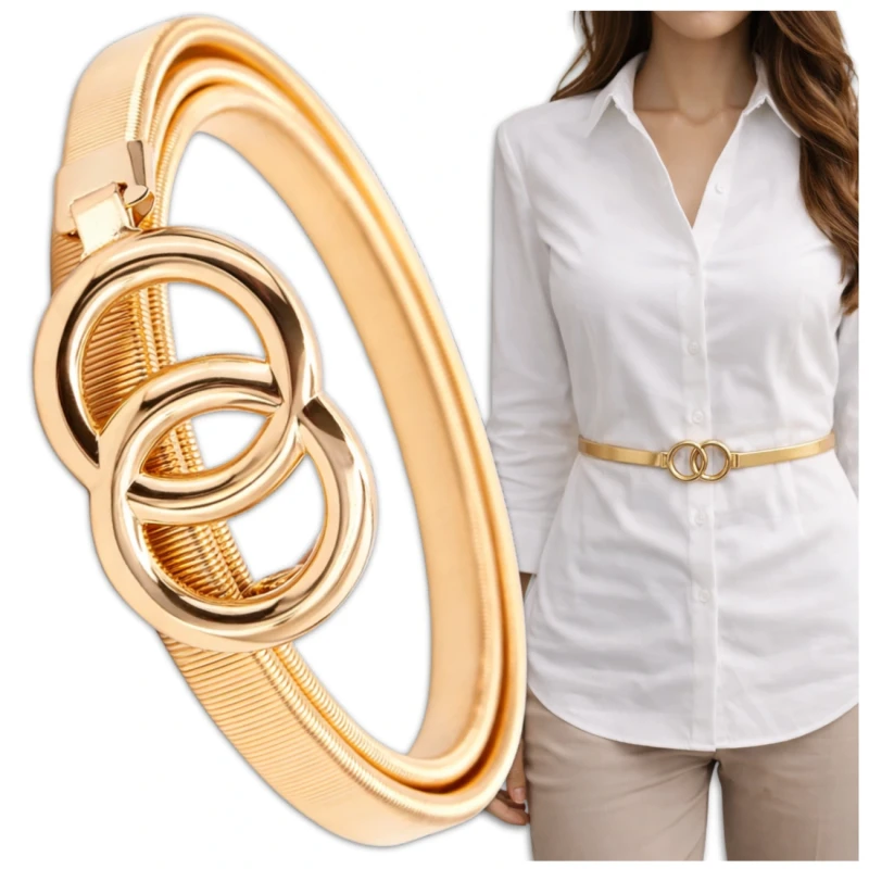 Złoty Pasek Metalowy sprężynka pancerka kółka 3.webp