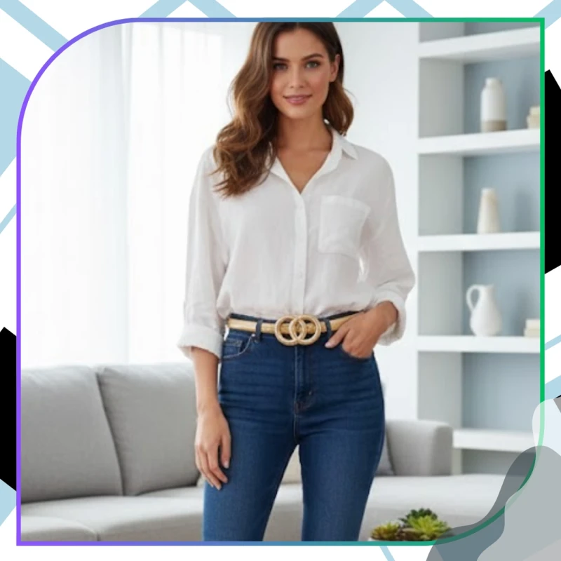 Złoty Pasek Metalowy sprężynka pancerka kółka 5.webp