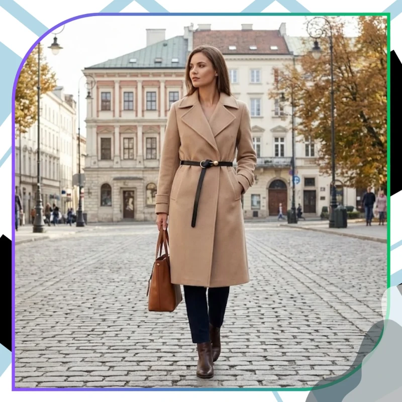 Damski pasek wąski długi wiązany skórzany 7.webp