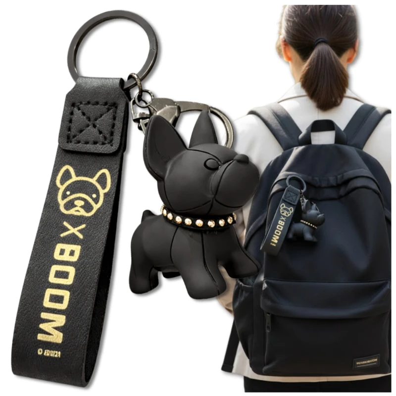 Brelok buldog do kluczy piesek pies zawieszka 3.webp