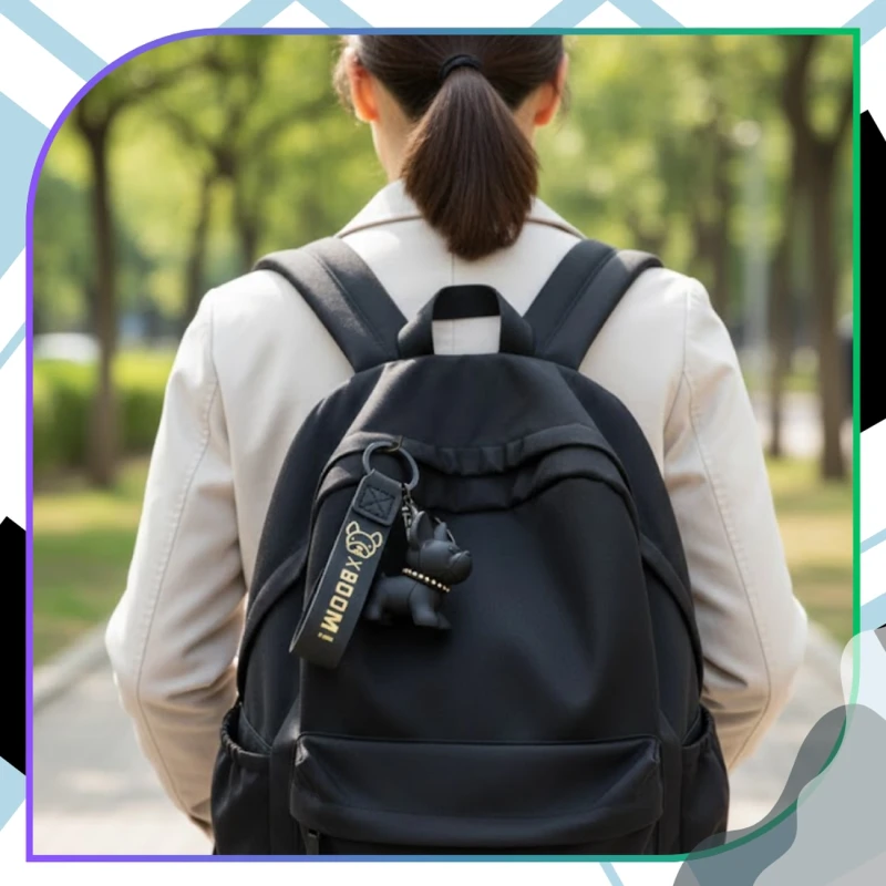 Brelok buldog do kluczy piesek pies zawieszka 7.webp