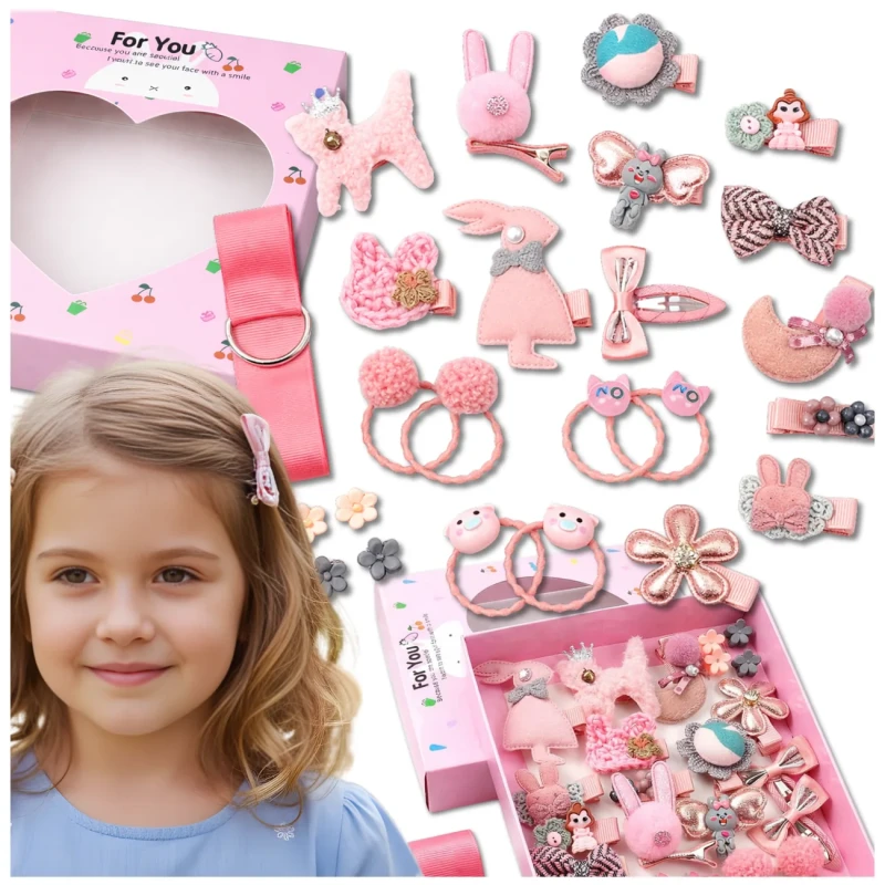 Komplet gumek do włosów dla dziewczynki dziecka 24szt 2.webp