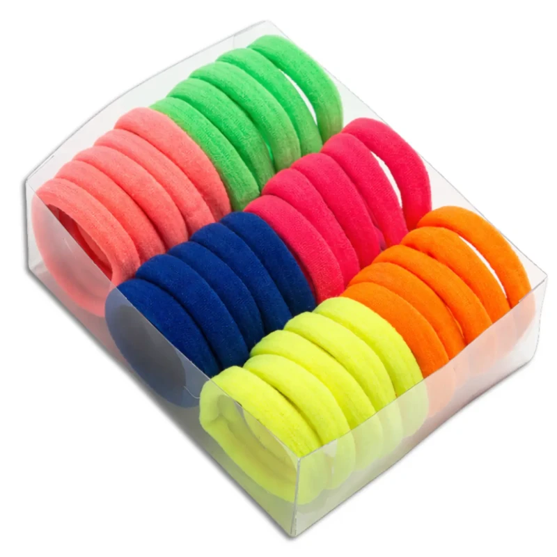 Zestaw frotek mocna gumka do włosów 30sztuk  1.webp