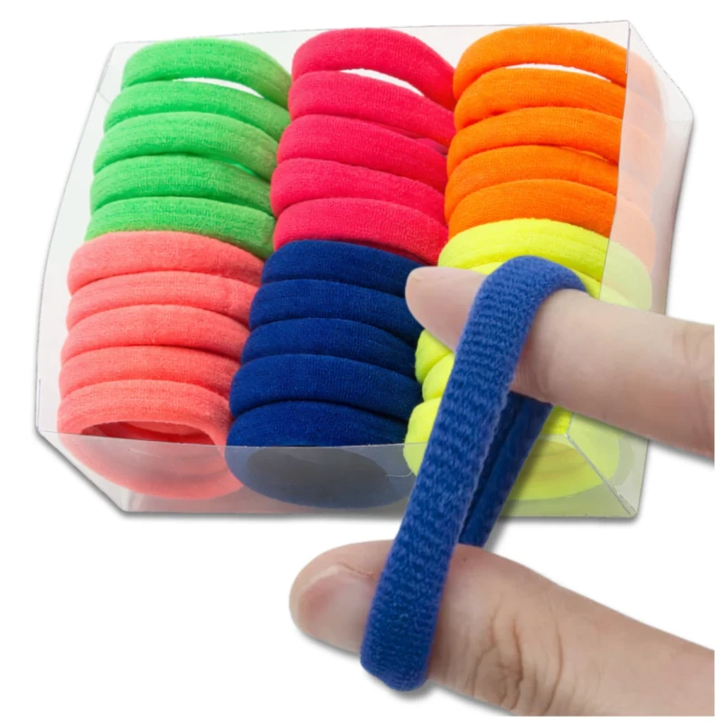 Zestaw frotek mocna gumka do włosów 30sztuk  2.webp