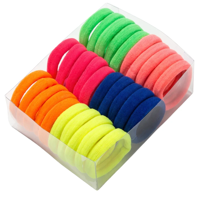 Zestaw frotek mocna gumka do włosów 30sztuk  4.webp