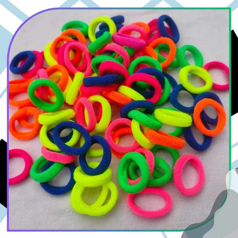 Zestaw frotek mocna gumka do włosów 30sztuk  5.webp