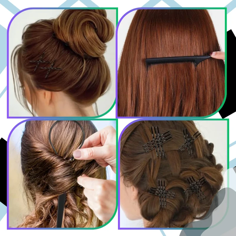 Wypełniacz do koka zestaw grzebień wsuwki  10.webp