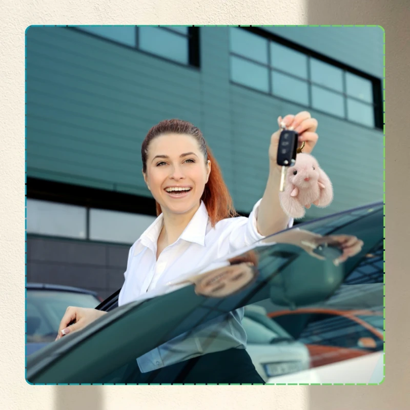 Brelok Królik zawieszka do torebki pompon puszysty króliczek różowy 2.webp