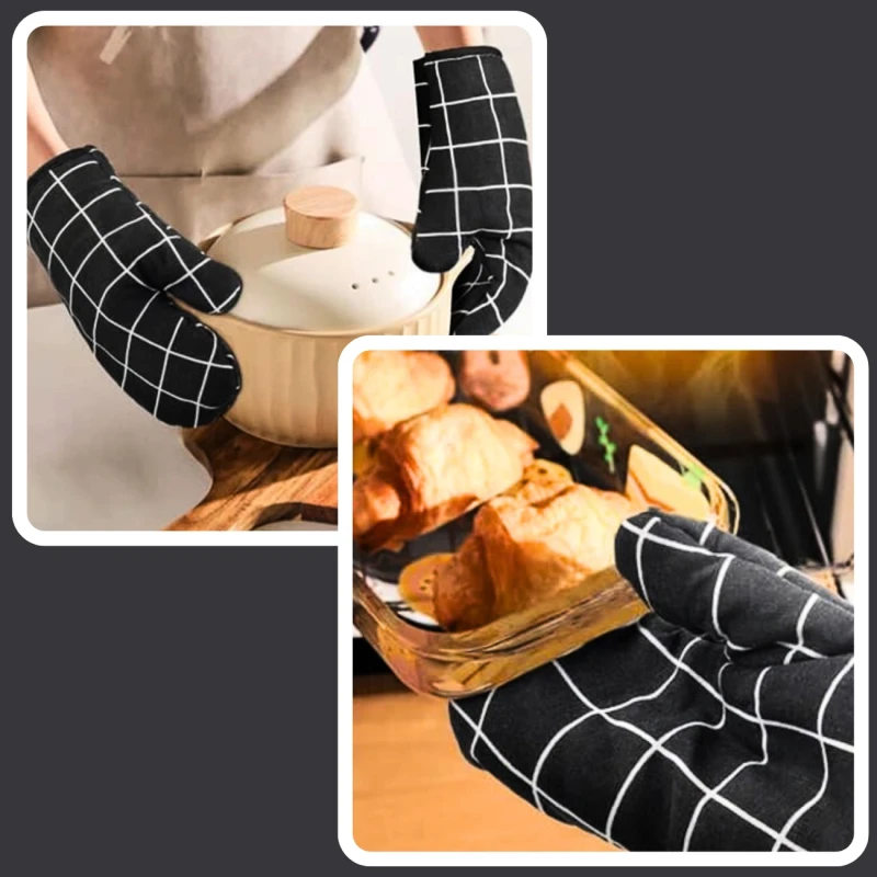 Rękawice kuchenne termoizolacyjne do pieczenia grilla komplet 2szt 6.webp