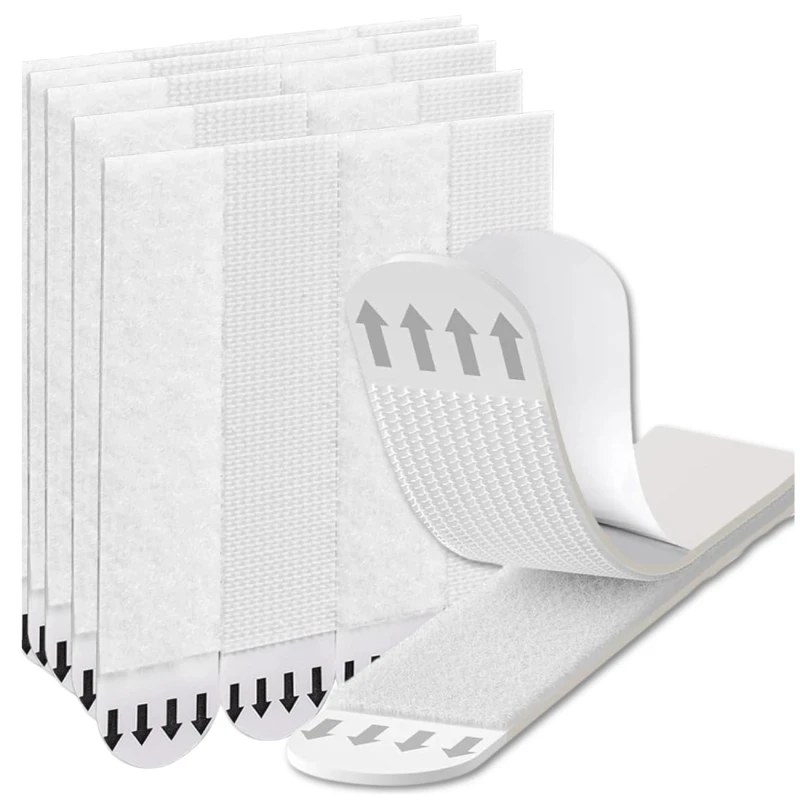 Rzepy samoprzylepne do montażu wieszania obrazów 12 szt 19 x 92mm2.webp