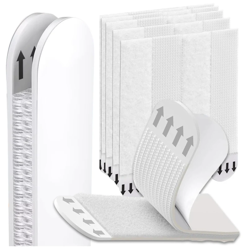 Rzepy samoprzylepne do montażu wieszania obrazów 12 szt 19 x 92mm3.webp