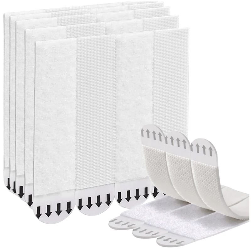 Rzepy samoprzylepne do wieszania obrazów 12 par paski montażowe 16x70 mm1.webp